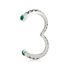 RichandRare-RARE-EMERALD, ENAMEL AND DIAMOND BANGLE